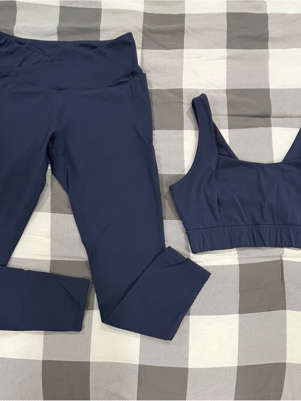 Kimberly Crisscross Activewear Yoga Pilates Barre Leggings & Sports Bra Set